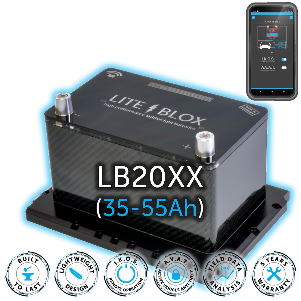 LITE↯BLOX LB20XX leichte Batterie für Performance und Motorsport