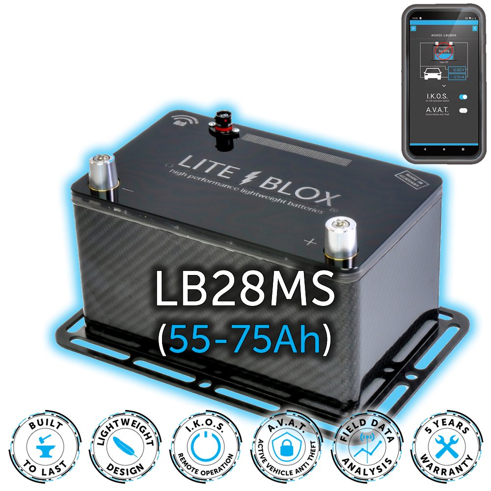 STR080 – leichte Speicher-Batterie Lithium LiFePO4 LFP Camper