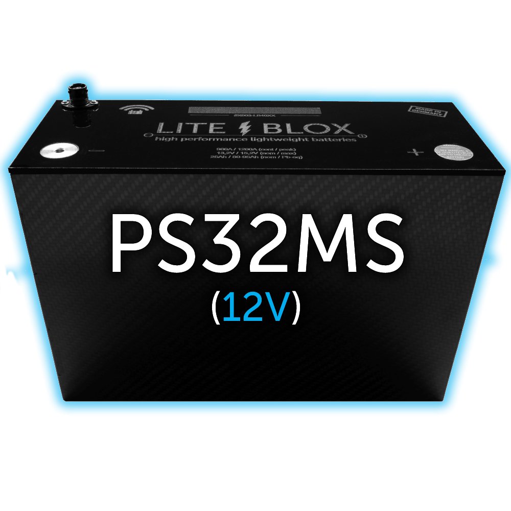 LITE↯BLOX PS32MS leichte Batterie für Rennsport Motorsport Racing (FIA  Killswitch & CAN-bus)