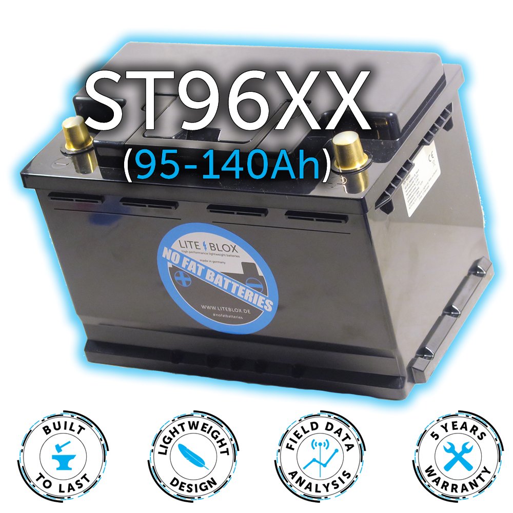 ST96XX – leichte Starter-Batterie Lithium LiFePO4 LFP für KFZ Nutzfahrzeug  Camper Automotive OEM