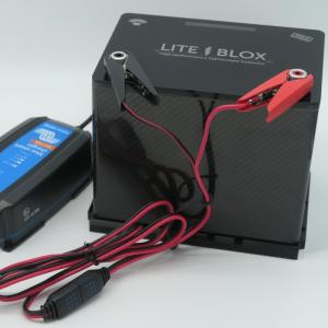 charging LITE BLOX battery charger lifepo4